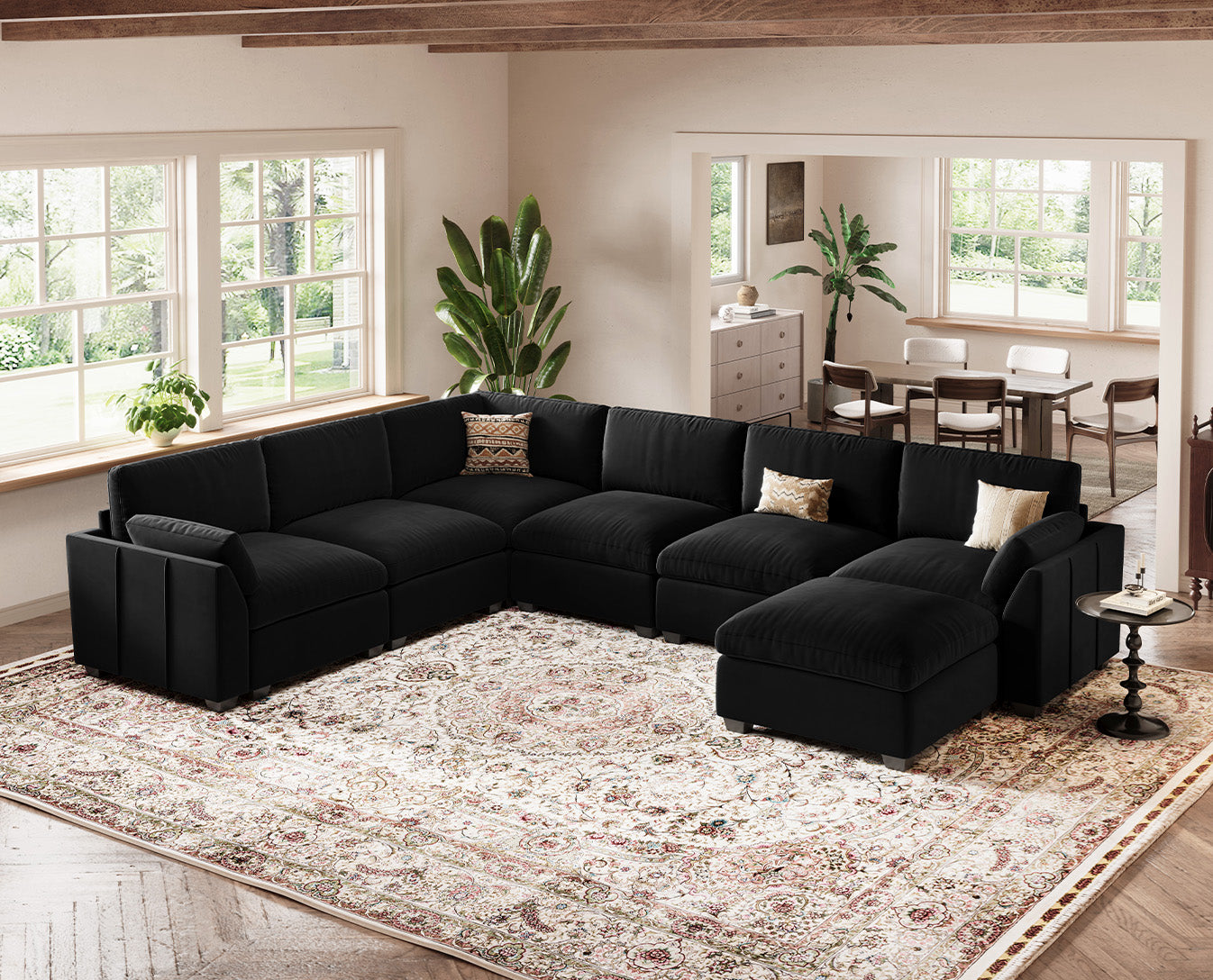 Uteeran Oversized 6 Seats Sofa