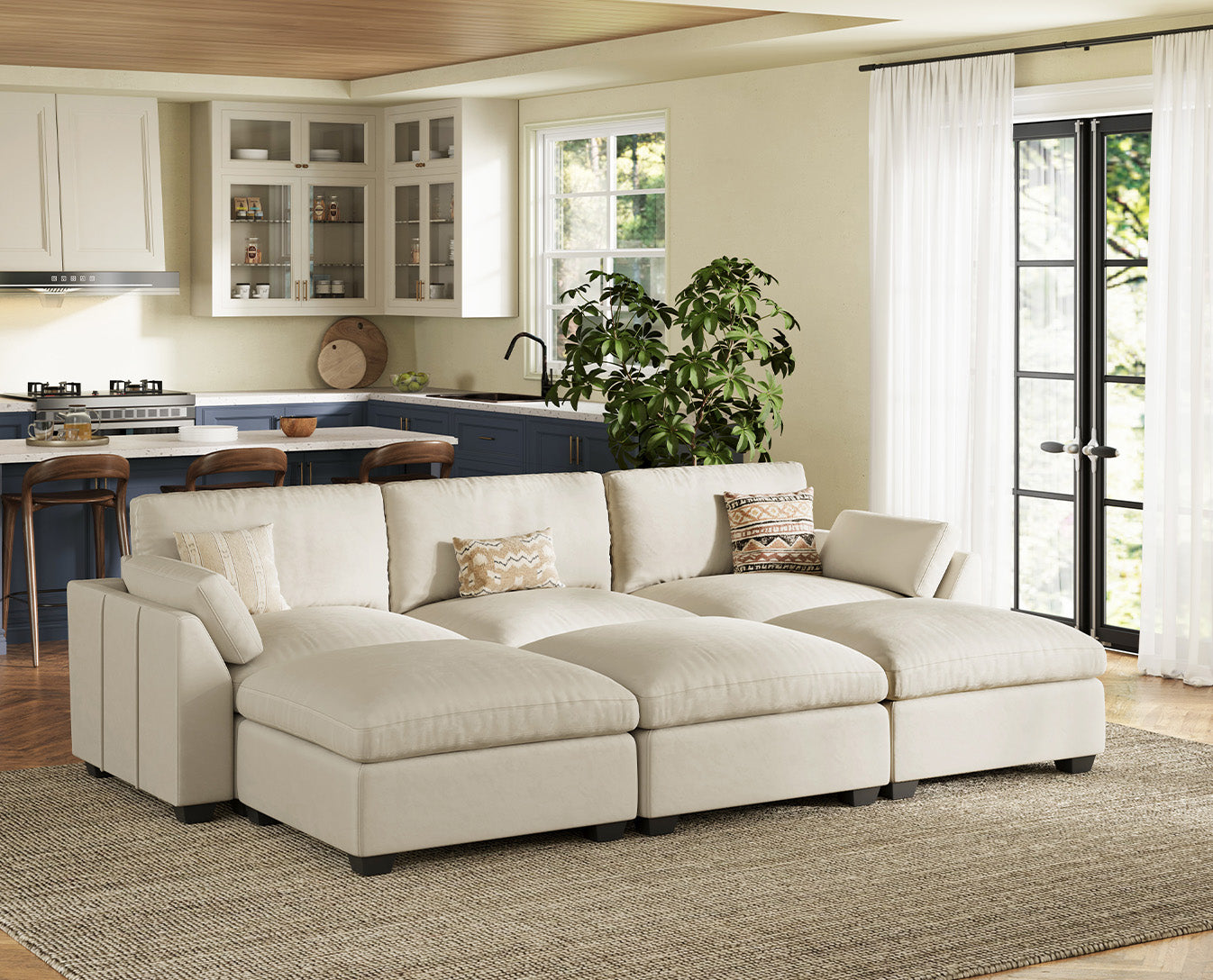 Aluvia 6 Seats Sleeper Sofa