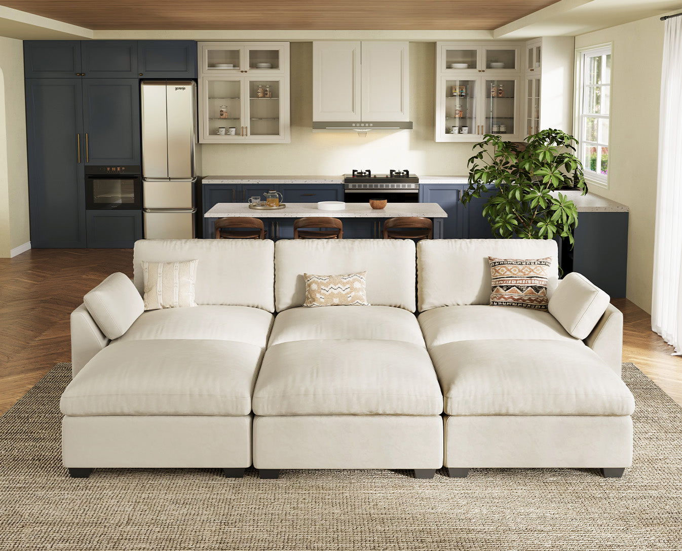 Aluvia 6 Seats Sleeper Sofa