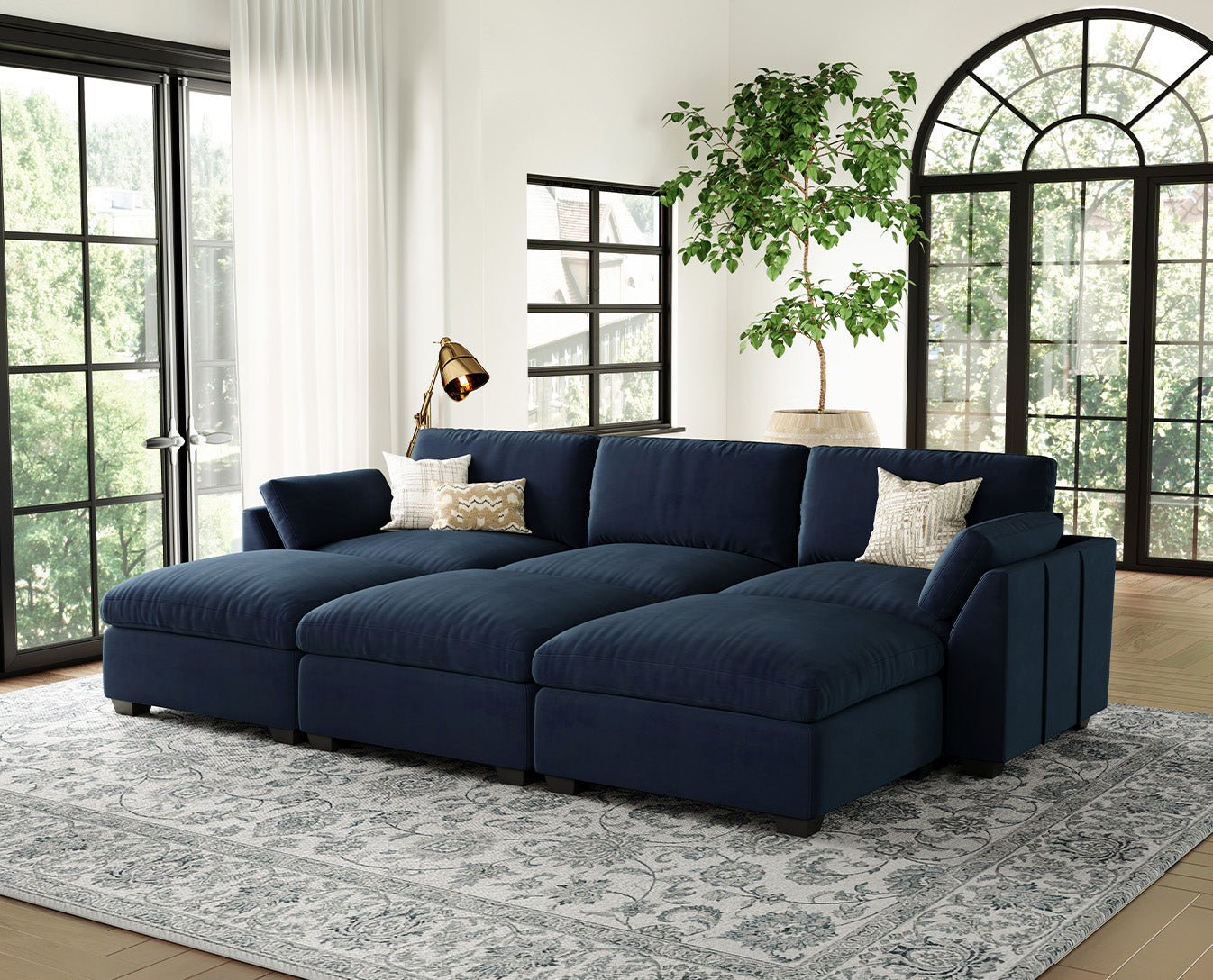 Aluvia 6 Seats Sleeper Sofa