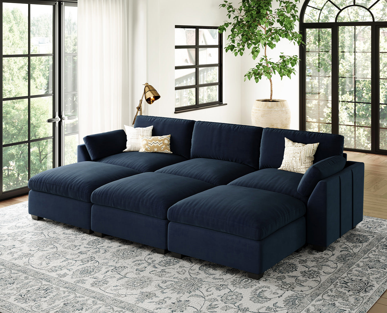 Aluvia 6 Seats Sleeper Sofa