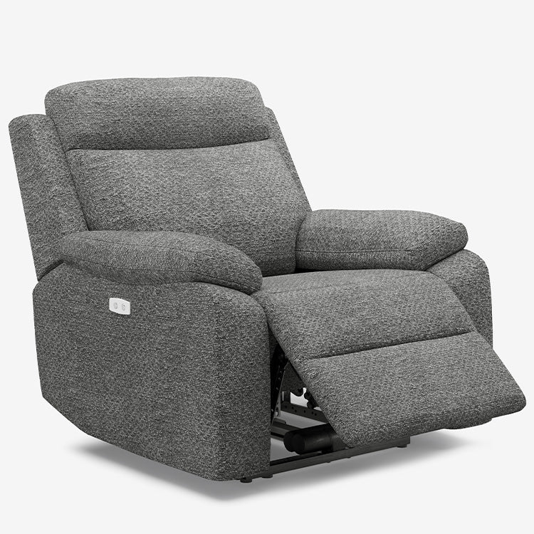 Belffin Modern Chenille Power Recliner