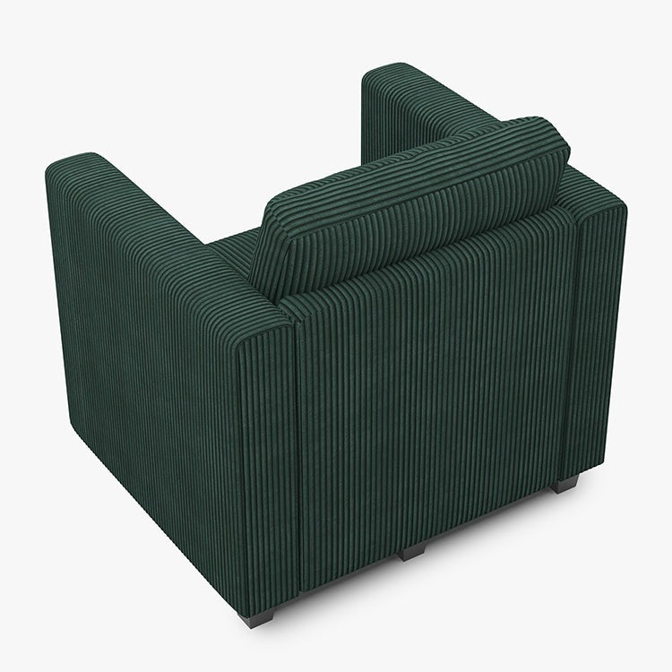 Emry 1 Seats + 3 Sides Modular Corduroy Sofa with Storage Seat