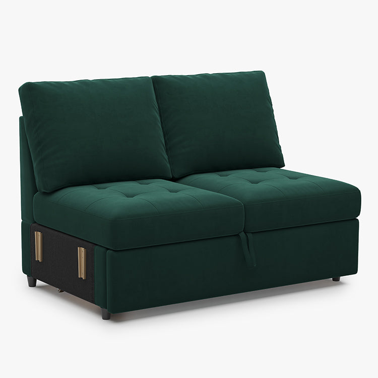 Belffin Modular Velvet Tufted Pull-out Seat