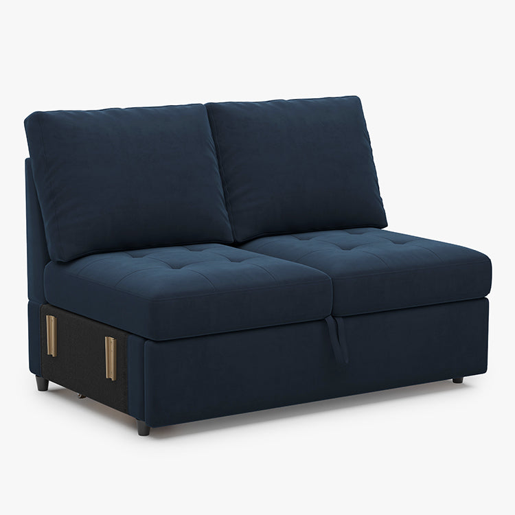 Belffin Modular Velvet Tufted Pull-out Seat