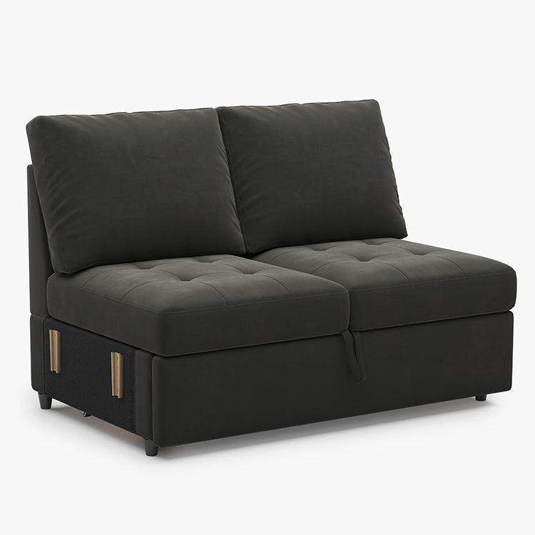 Belffin Modular Velvet Tufted Pull-out Seat