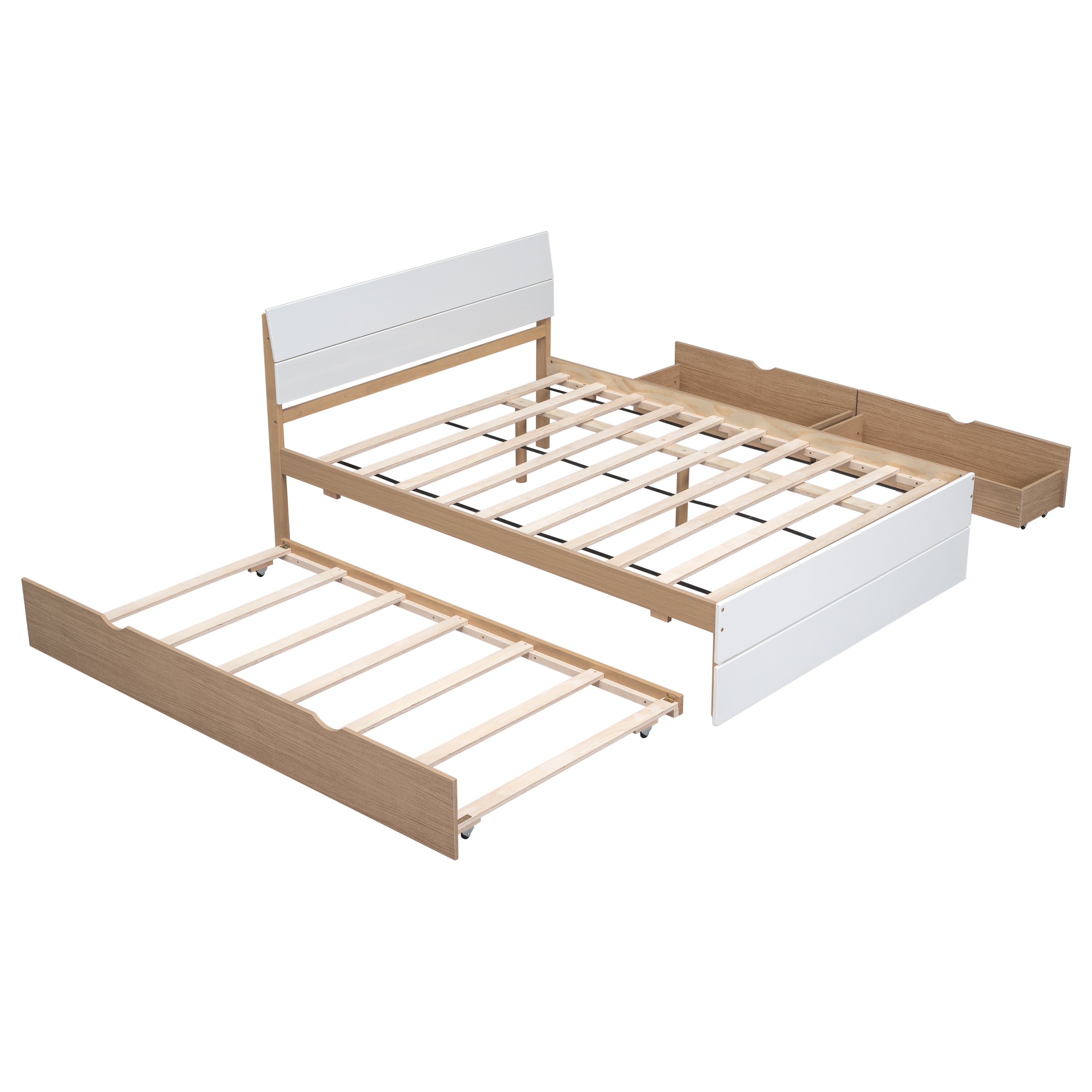 Modern White High Gloss Bed Frame