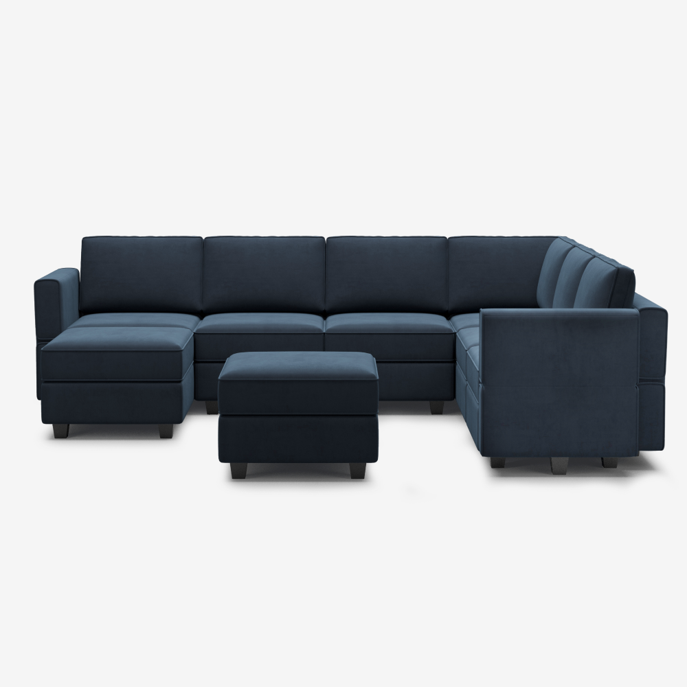 Belffin 7 Seats + 9 Sides Modular Sofa with Storage Seat