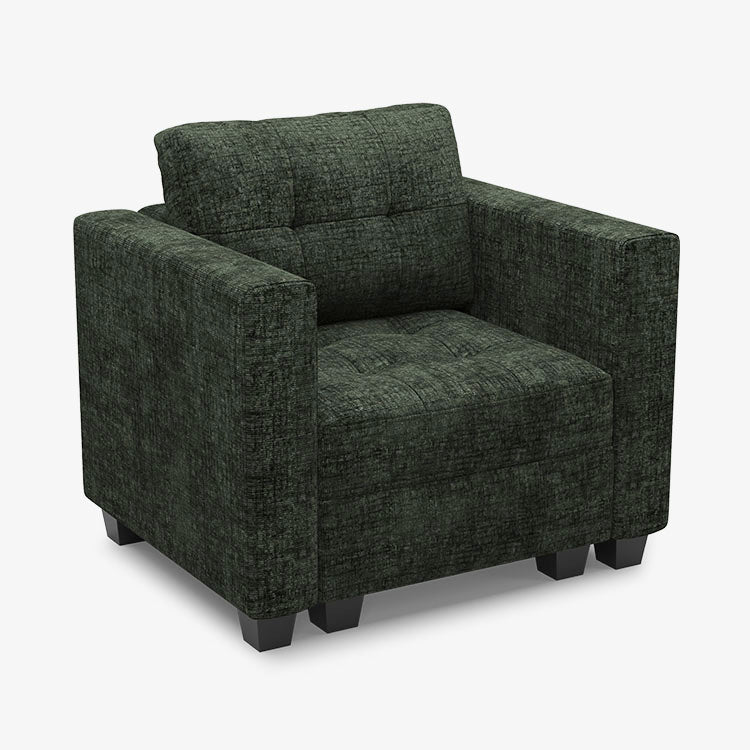 Belffin 1 Seat + 2 Sides Modular Chenille Tufted Sofa with Storage Seat