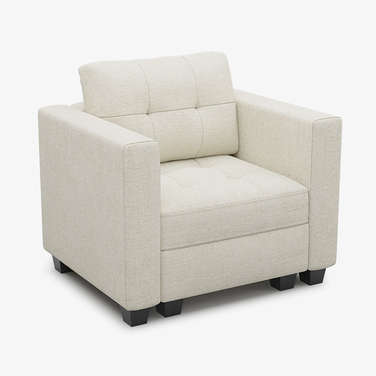 Belffin 1 Seat + 2 Sides Modular Chenille Tufted Sofa with Storage Seat