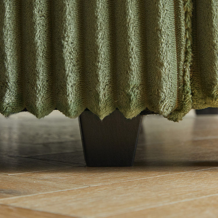 Thara 2 Seats + 4 Sides Oversized Modular Wide-Ribbed Corduroy Loveseat Sofa with Large Storage Seat