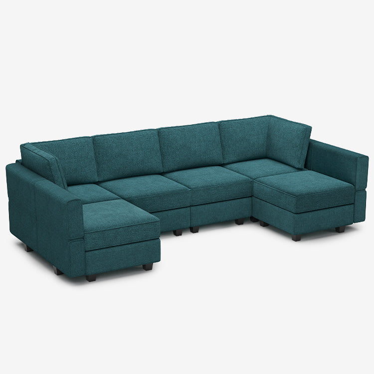 Belffin Modular Sofas - 6 Seats + 8 Sides Modular Terry Sofa