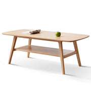 Natural Oak Solid Wood Coffee Table
