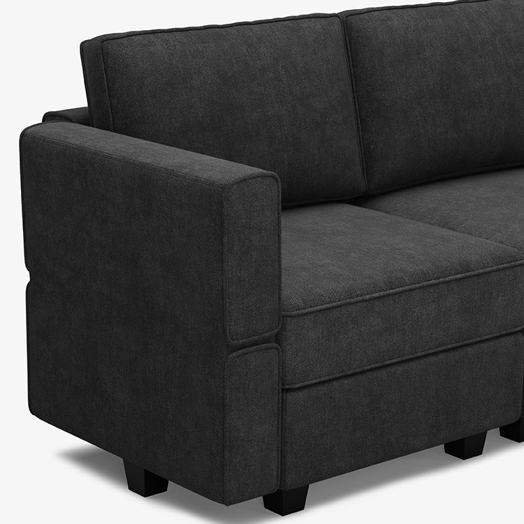 Belffin 10 Seats + 10 Sides Modular Terry Sofa with Storage Seat