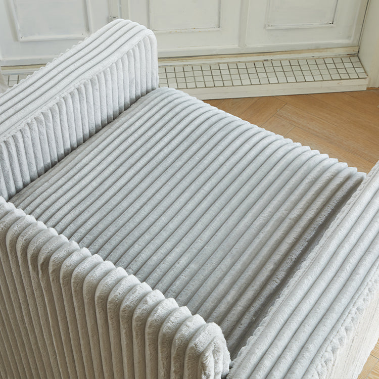 Thara 2 Seats + 4 Sides Oversized Modular Wide-Ribbed Corduroy Loveseat Sofa with Large Storage Seat