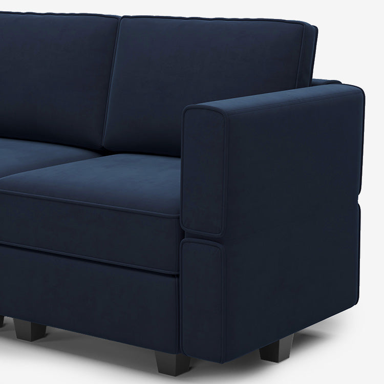 Belffin 9 Seats + 8 Sides Modular Velvet Sofa with Storage Seat