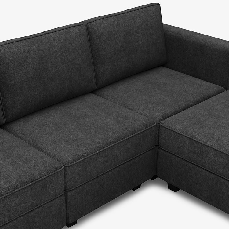 Belffin 10 Seats + 10 Sides Modular Terry Sofa with Storage Seat