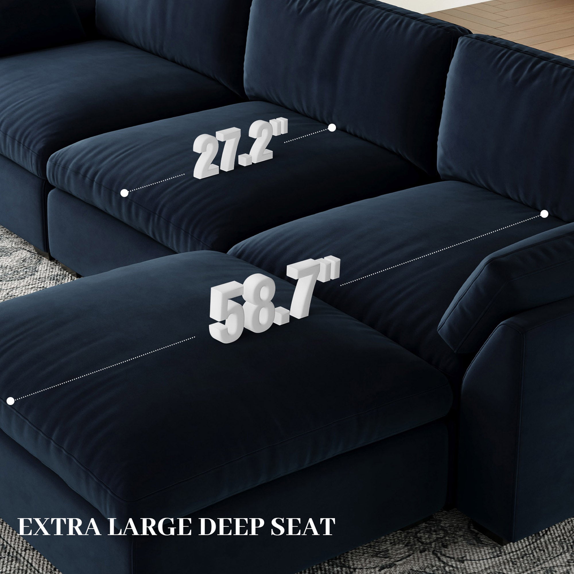 Uteeran Extra-Wide Cloud Sofa