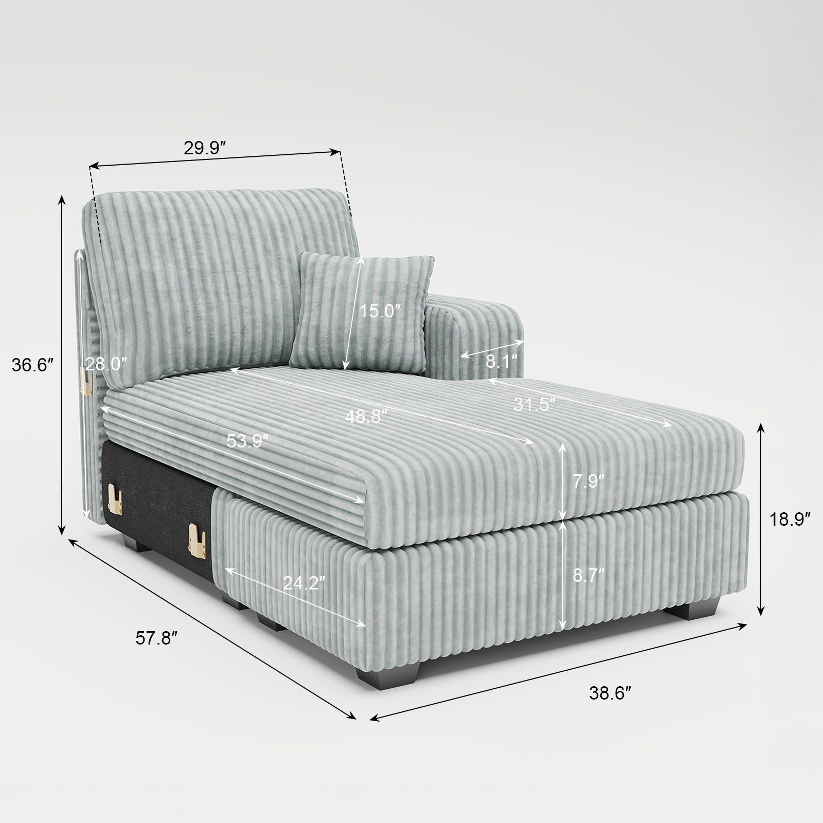 corduroy-frosted-grey-g-right-chaise-dimension