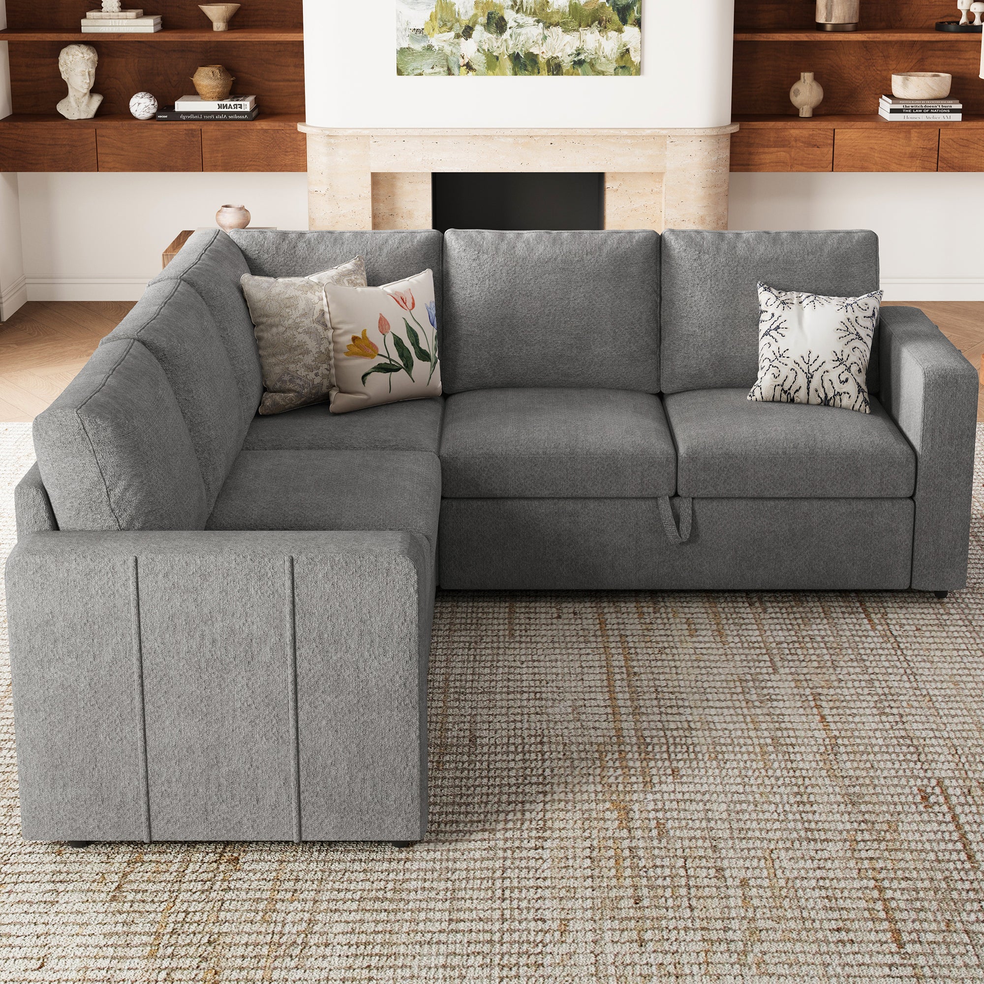 Elva Modern Pull-out Sofa