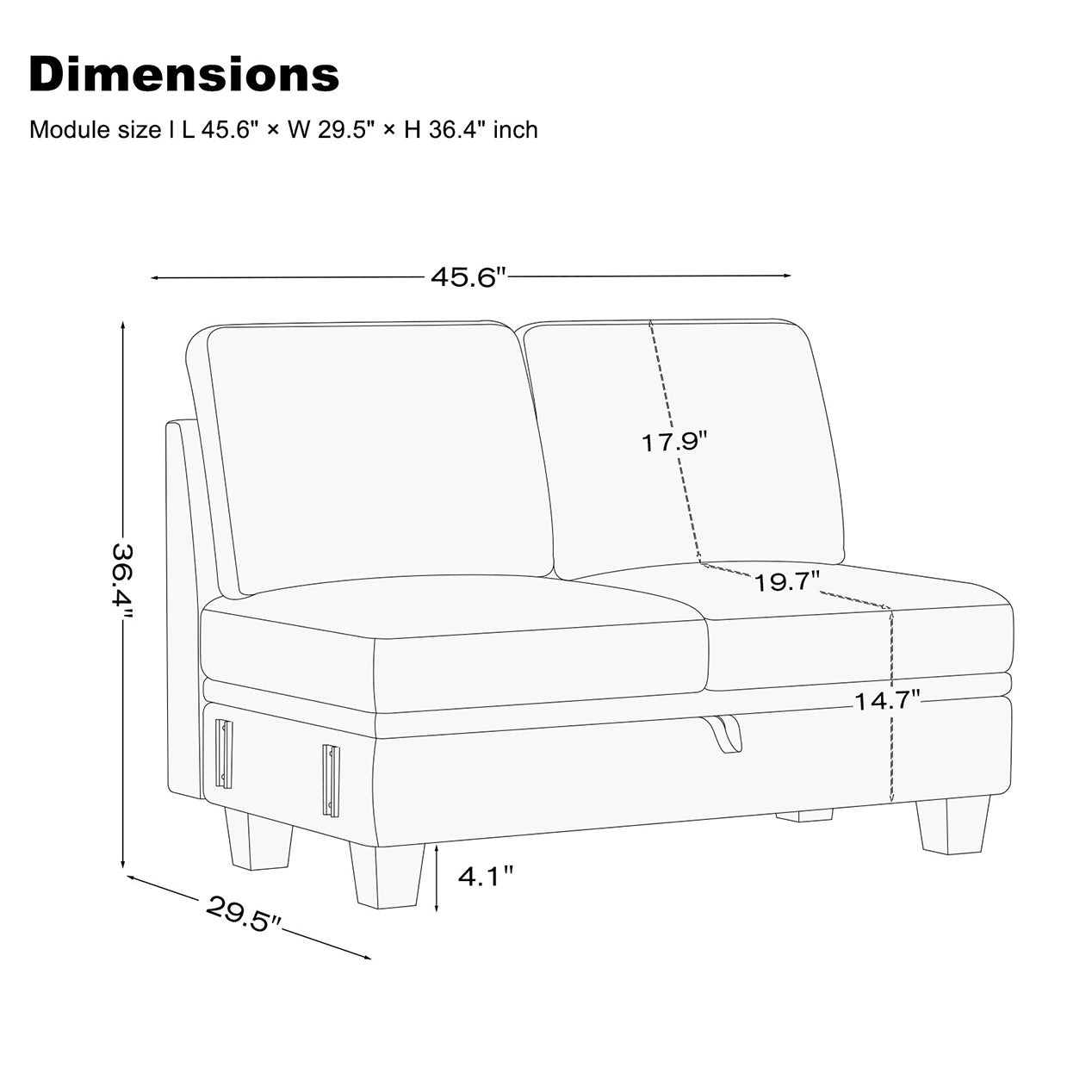 b-loveseat-dimension