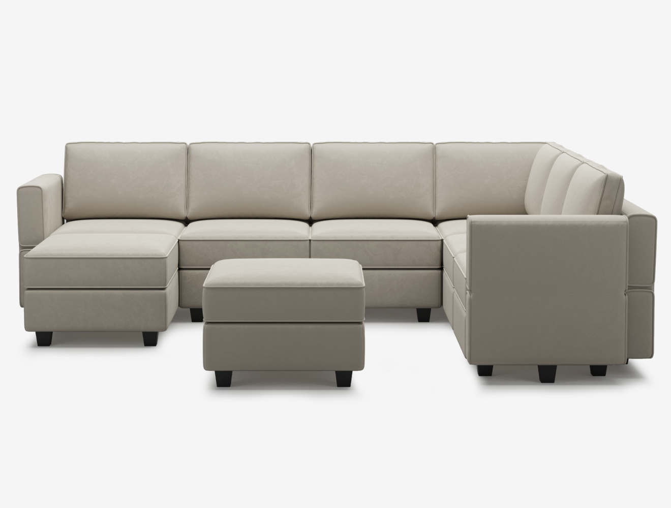 Belffin 7 Seats + 9 Sides Modular Sofa with Storage Seat