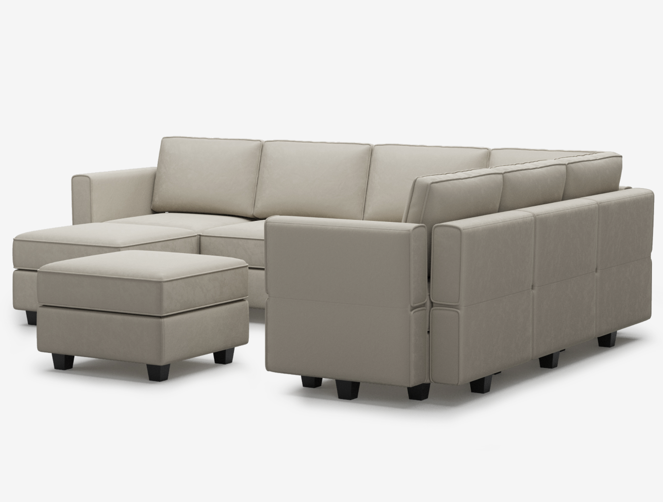 Belffin 7 Seats + 9 Sides Modular Sofa with Storage Seat