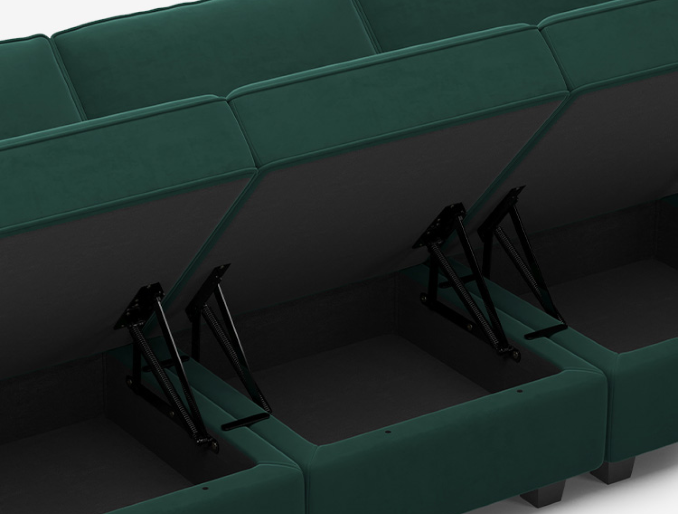 Belffin 7 Seats + 9 Sides Modular Sofa with Storage Seat
