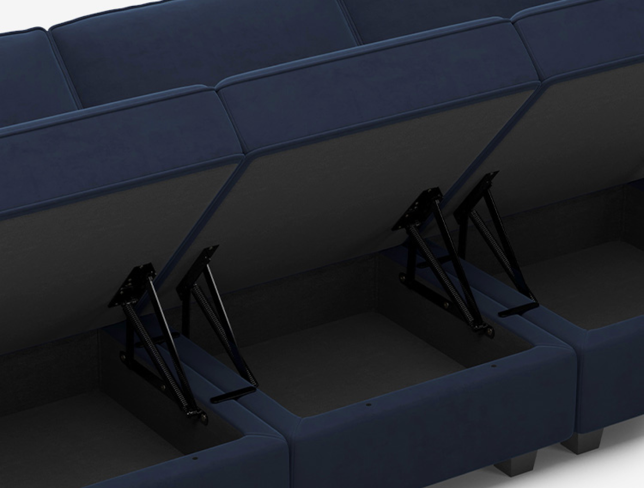 Belffin 7 Seats + 9 Sides Modular Sofa with Storage Seat