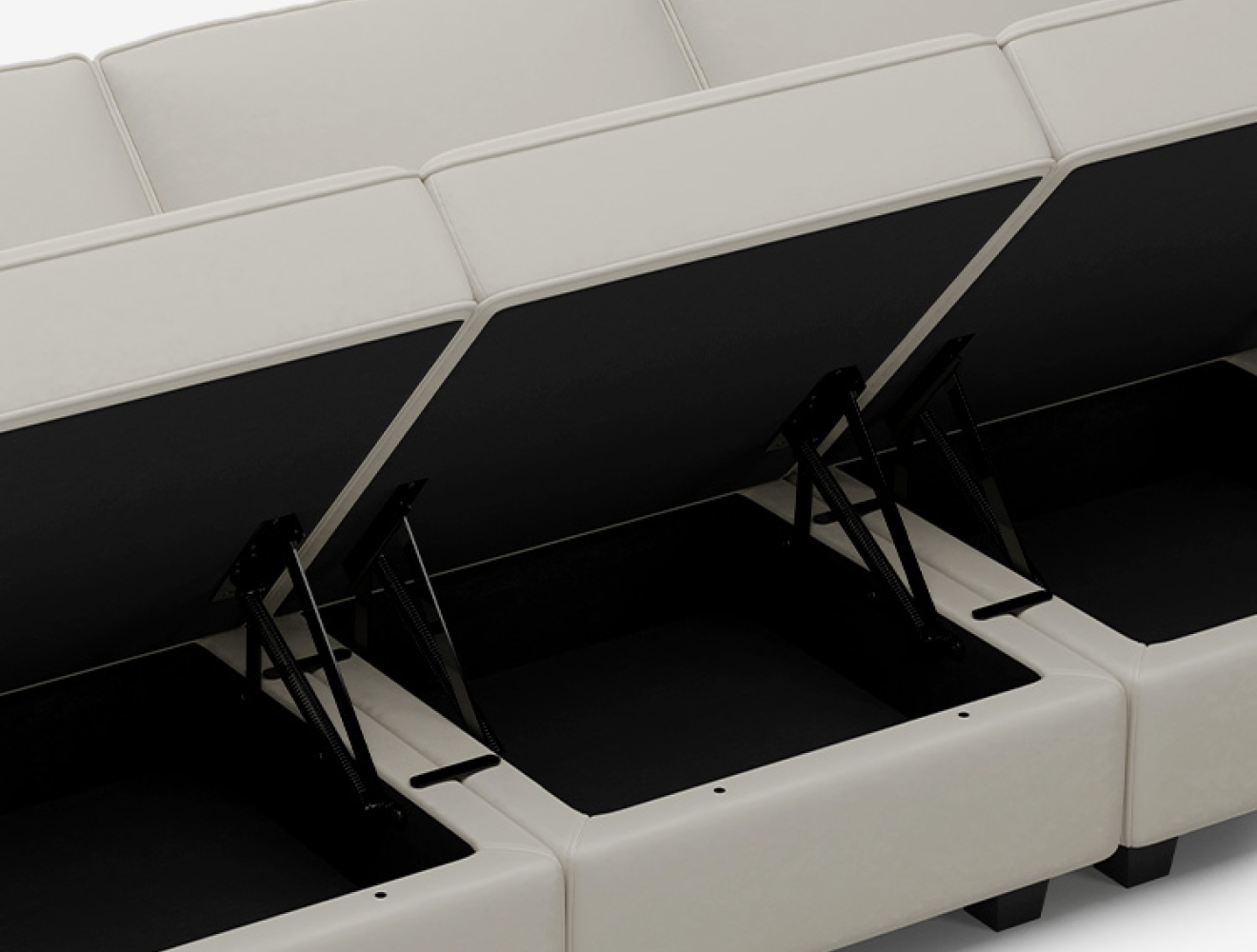 Belffin 7 Seats + 9 Sides Modular Sofa with Storage Seat