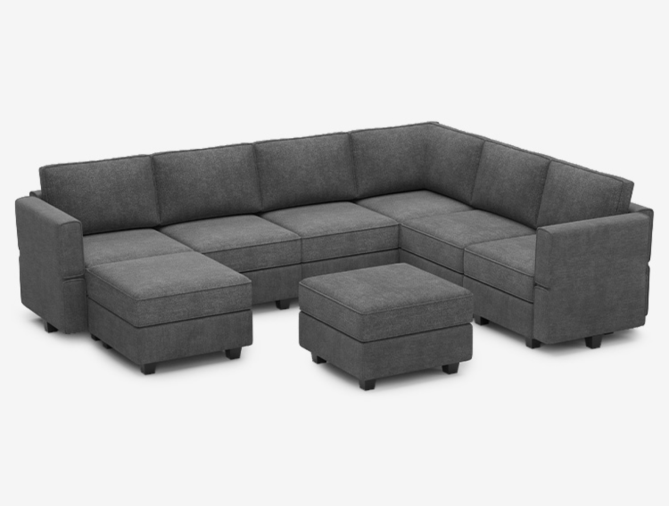 Belffin 7 Seats + 9 Sides Modular Sofa with Storage Seat