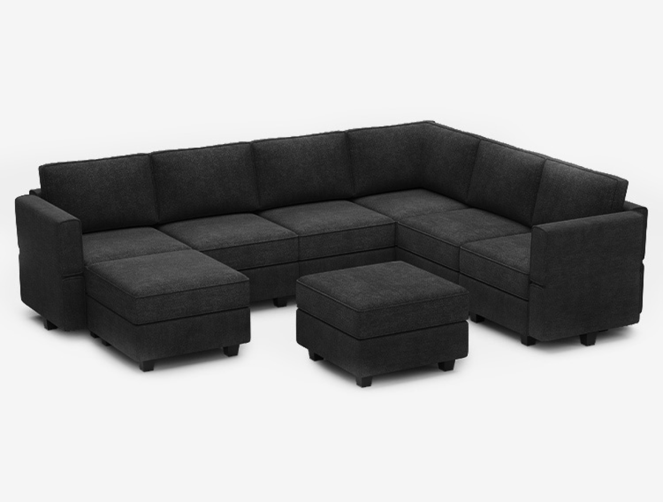 Belffin 7 Seats + 9 Sides Modular Sofa with Storage Seat