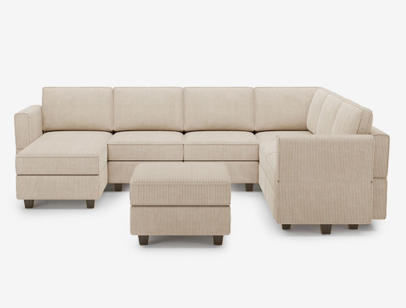 Belffin 7 Seats + 9 Sides Modular Sofa with Storage Seat