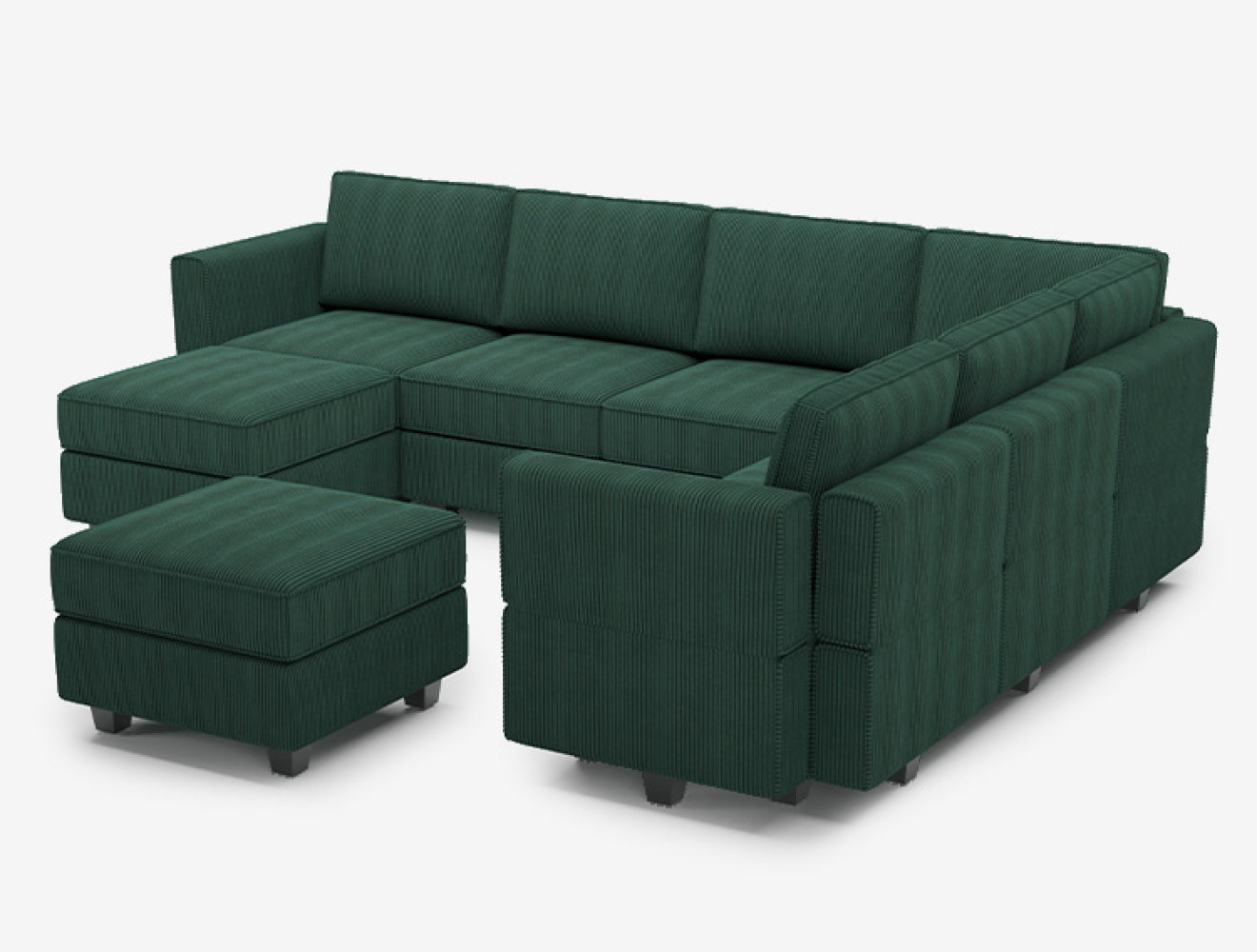 Belffin 7 Seats + 9 Sides Modular Sofa with Storage Seat