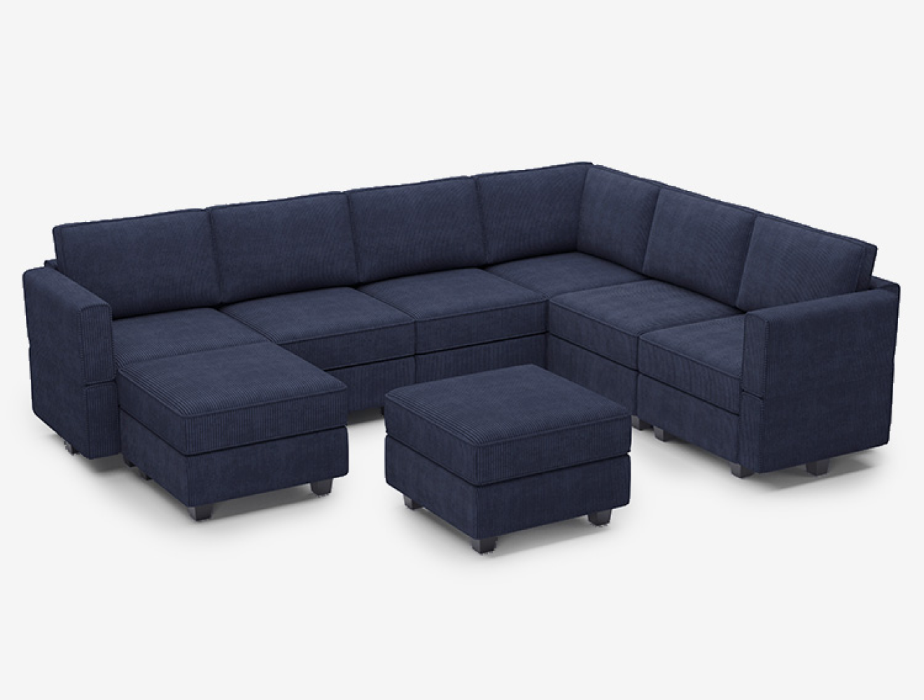 Belffin 7 Seats + 9 Sides Modular Sofa with Storage Seat