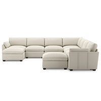 Cosmic-Latte-/-Velvet-8-Seat-U-Shaped-Sectional-with-Return