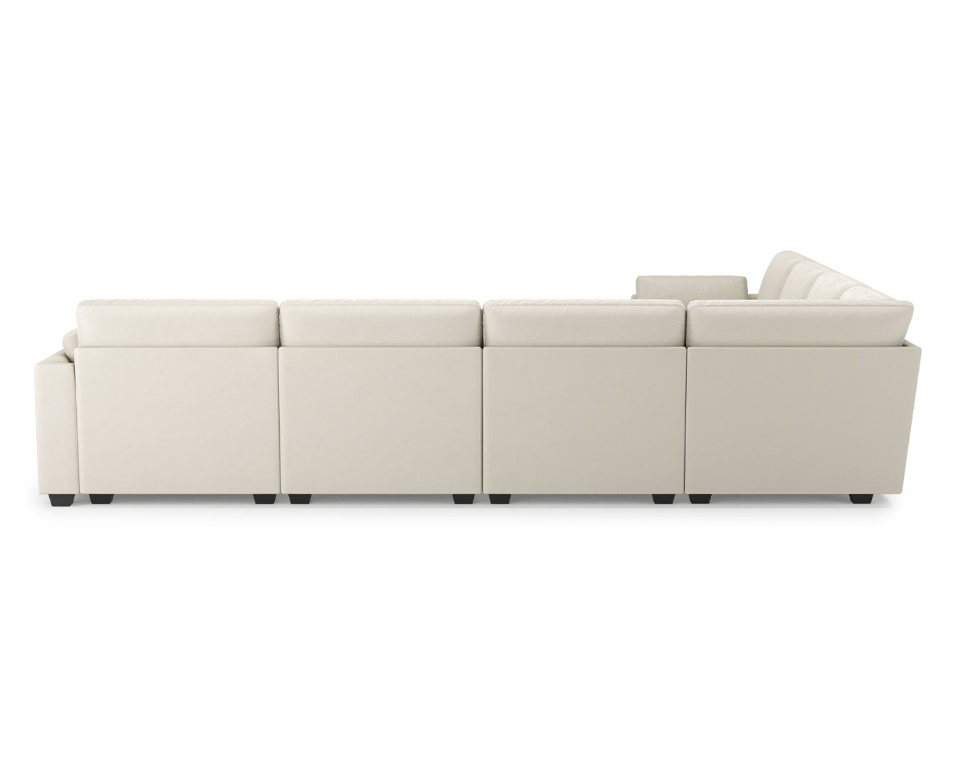 Uteeran Modular Oversized Velvet 7 Seats Cloud Sofa