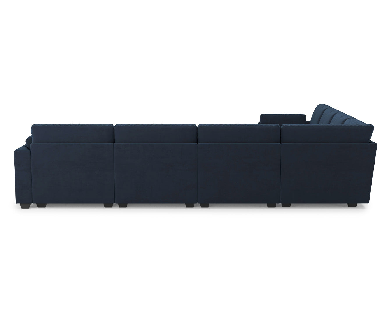 Uteeran Modular Oversized Velvet 7 Seats Cloud Sofa