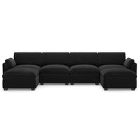 Midnight-Black-/-Velvet-6-Seat-U-Shaped-Open-Sectional