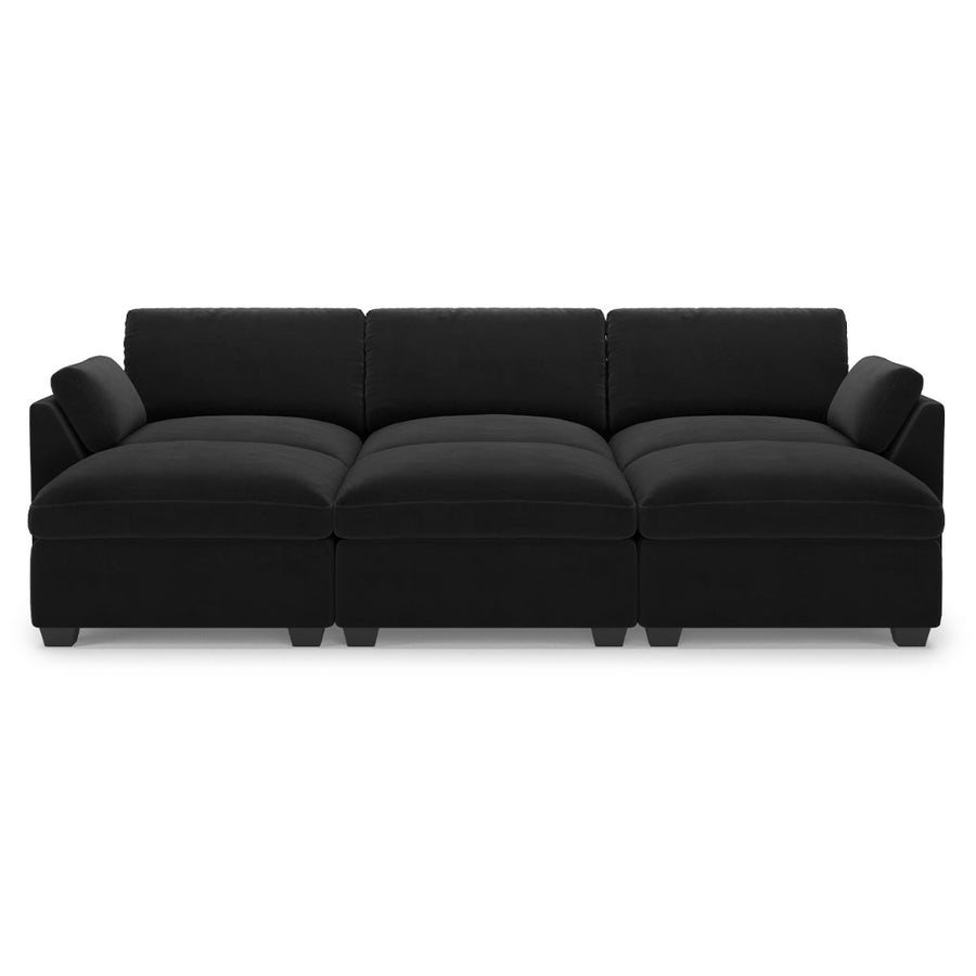 Midnight-Black-/-Velvet-6-Seat-Open-Pit-Sectional