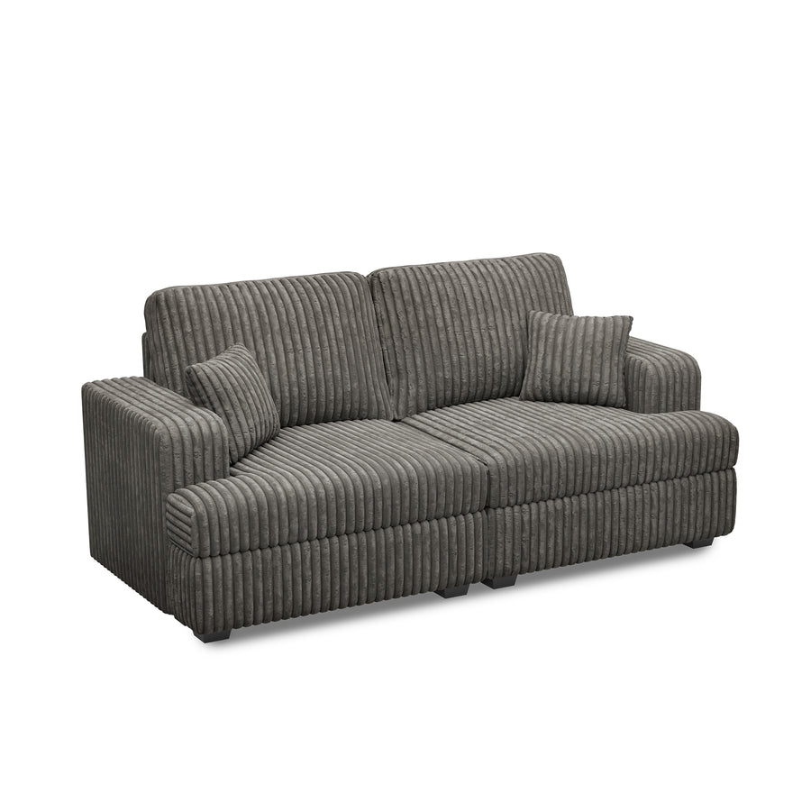 Mink-Brown-/-Corduroy-Loveseat