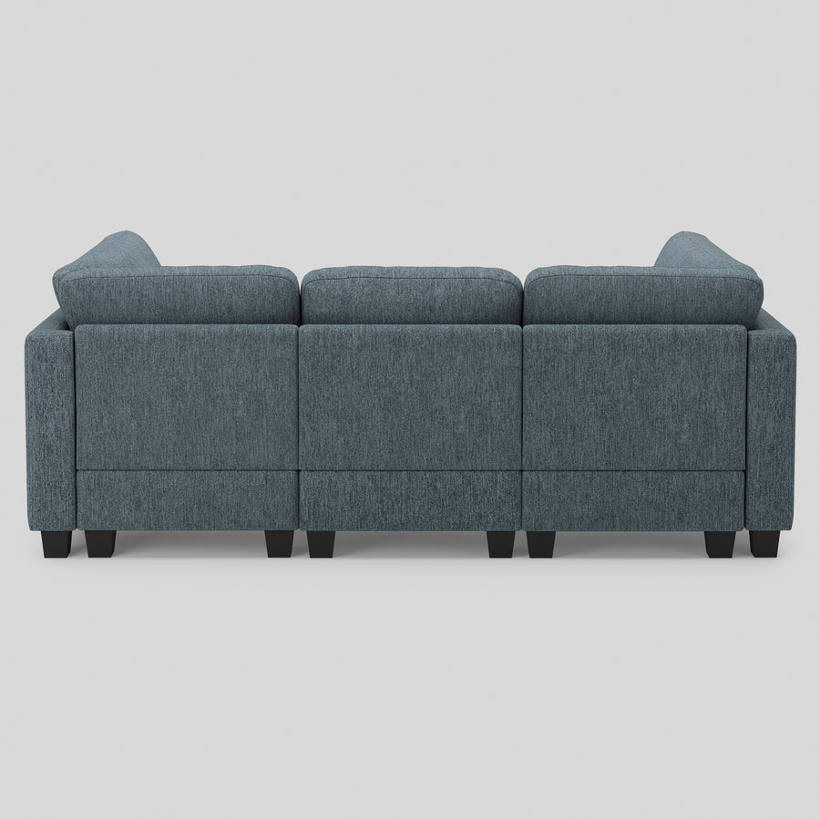 Bluish-Grey-/-Terry-3-Seat-Sleeper-Sofa