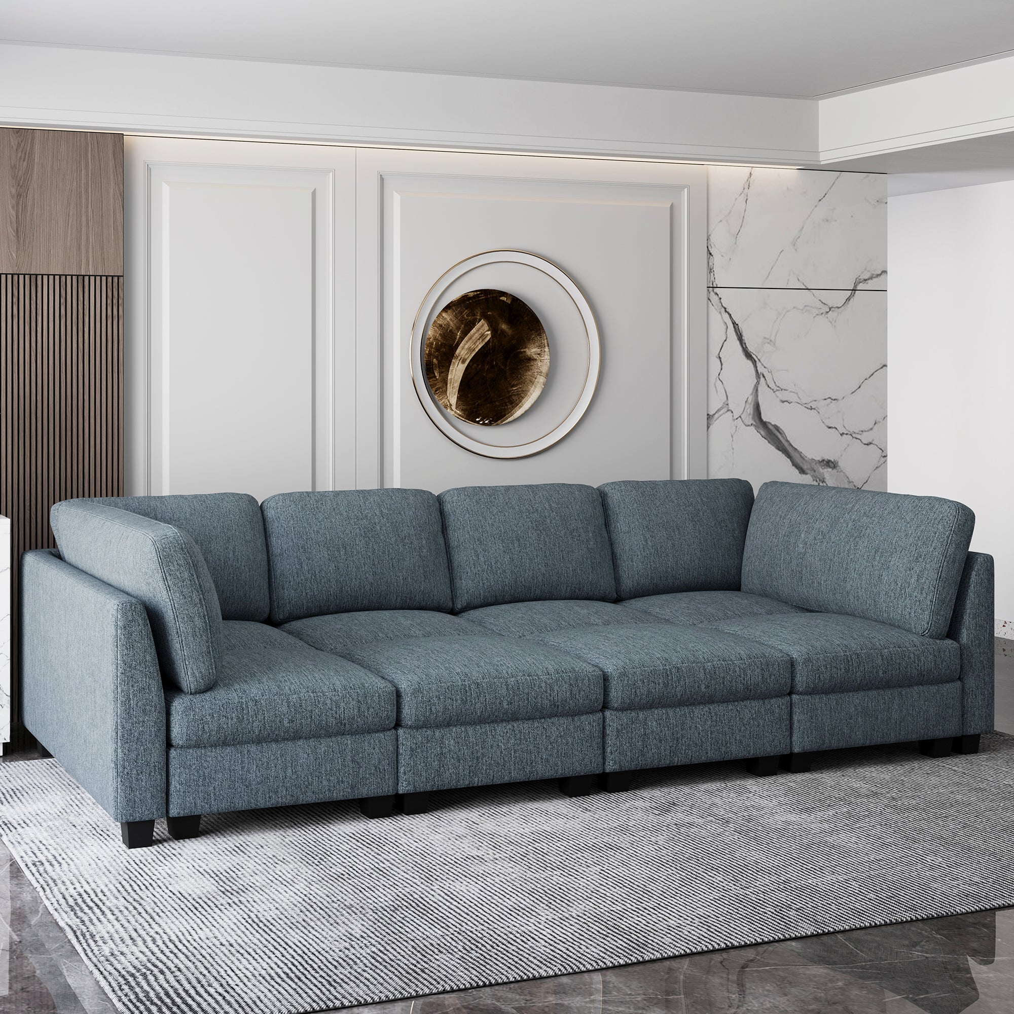Terry-Bluish-Grey-111-Inch-Sleeper-Sofa
