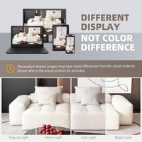 Oatmeal-Beige-/-Chenille-Loveseat