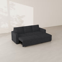 Graphite-Grey-/-Chenille-4-Seat-L-Shaped-Pullout-Sectional