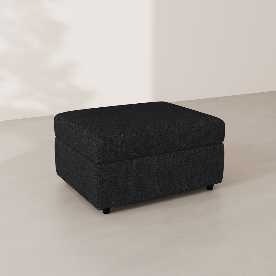 Graphite-Grey-/-Chenille-Module-Ottoman