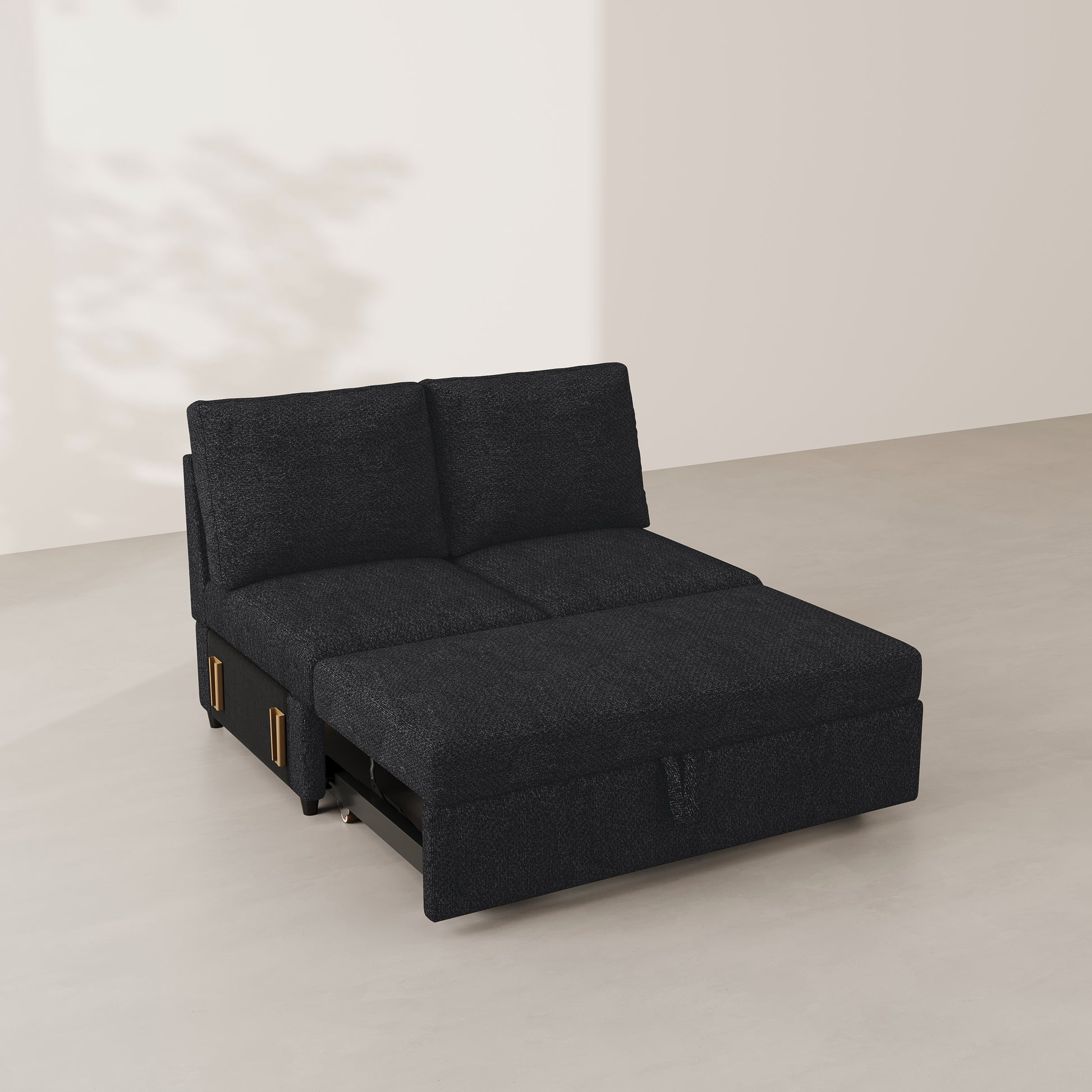 Chenille-Graphite-Grey-B-Pullout Bed