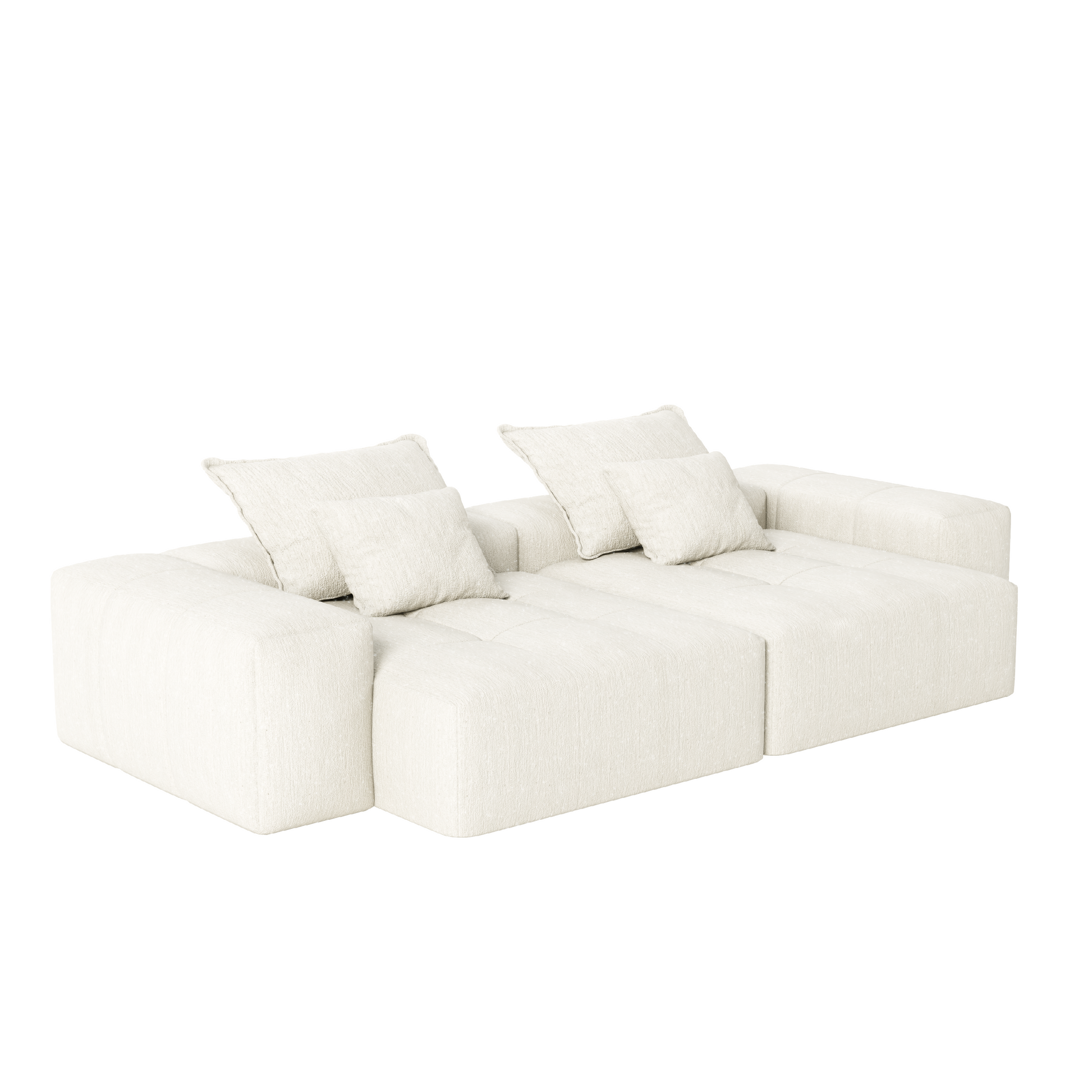 Chenille-Oatmeal-Beige-Loveseat