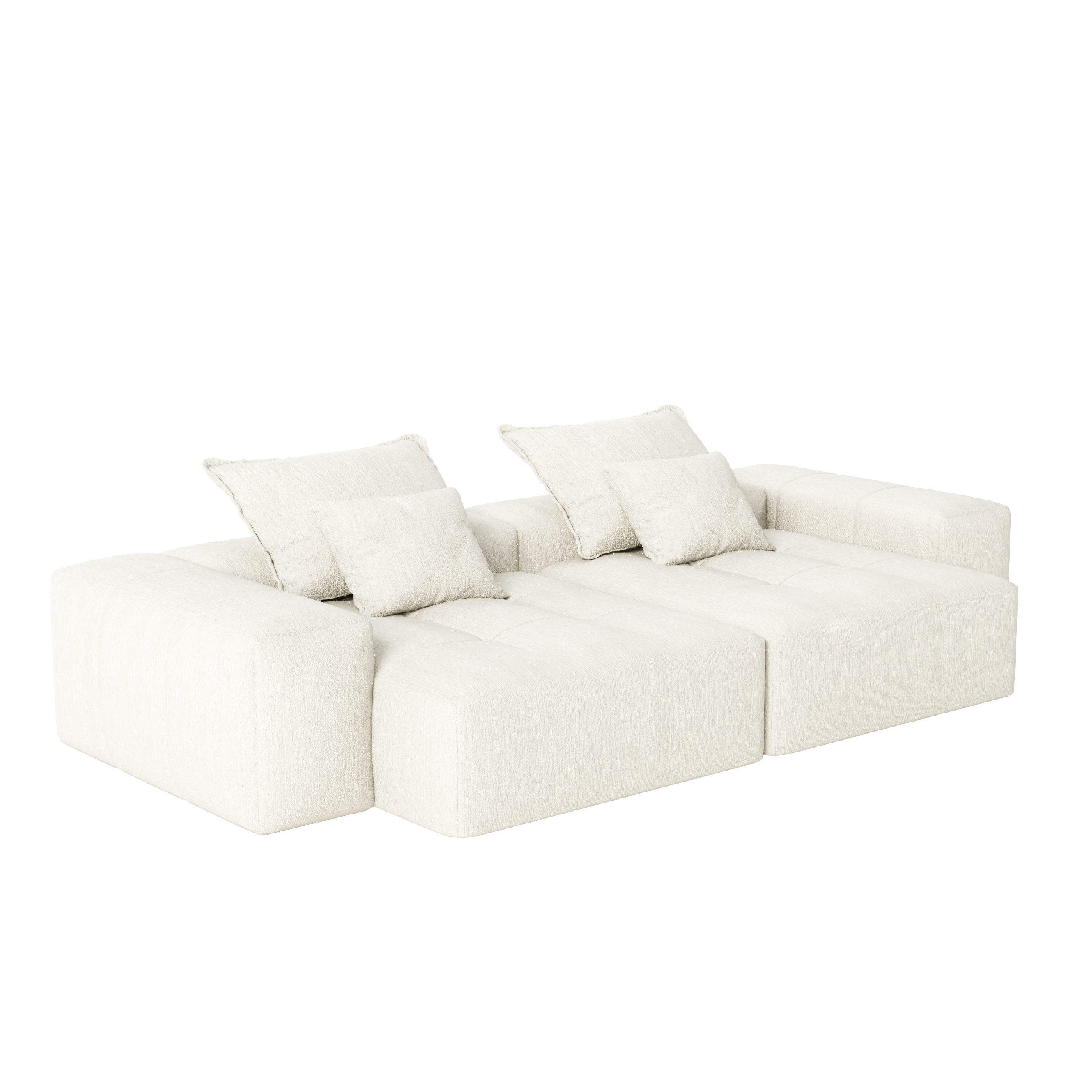 Chenille-Oatmeal-Beige-Loveseat
