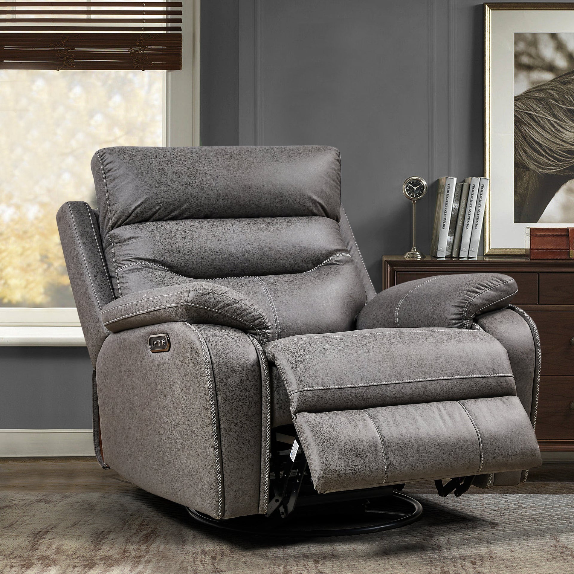 Harmoni Swivel Power Recliner Sofa